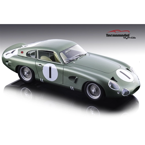 ASTON MARTIN DP214 N.1 DNF GOODWOOD TOURIST TROPHY 1963 B.MC LAREN 1:18 Tecnomodel Auto Competizione Modellino