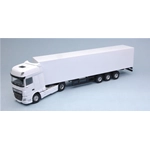 DAF XF EURO 6 SUPER SPACECAB 4x2 WITH TRILER WHITE 1:50 Holland Oto Camion Modellino