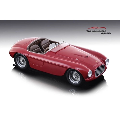 FERRARI 166 MM 1949 PRESS VERSION RED 1:18 Tecnomodel Auto Competizione Modellino