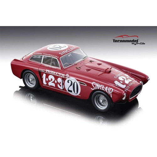 FERRARI 340 MEXICO N.20 3rd RALLY CARRERA PANAMERICA 1952 L.CHINETTI-J.LUCAS 1:18 Tecnomodel Auto Competizione Modellino