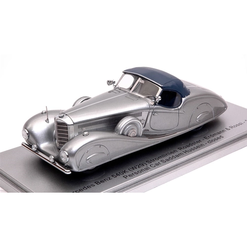 MERCEDES 540K E & R 1936 PERSONAL CAR SADDAM HUSSEIN ED.LIM.PCS 250 1:43 Kess Model Auto Stradali Modellino