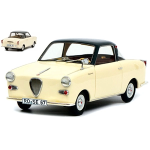 GOGGOMOBILE COUPE' TS 250 1957 CREAM 1:18 Schuco Auto Stradali Modellino
