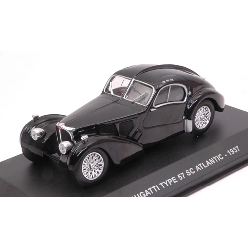 BUGATTI TYPE 57 SC ATLANTIC 1937 BLACK 1:43 Solido Auto d'Epoca Modellino
