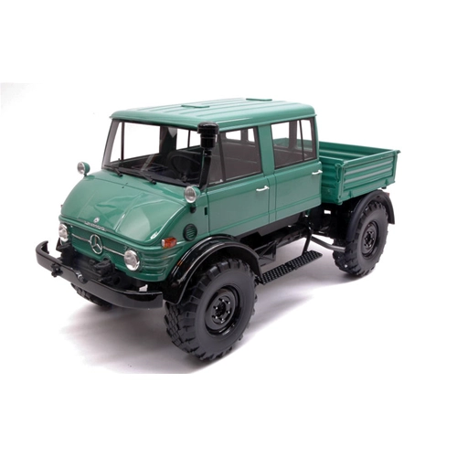 MERCEDES UNIMOG 416 DOKA GREEN/BLACK 1:18 Premium Classixx Camion Modellino