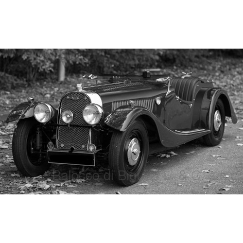 MORGAN 4/4 FLAT RADIATOR S1 1936 GREEN 1:43 Neo Scale Models Auto d'Epoca Modellino