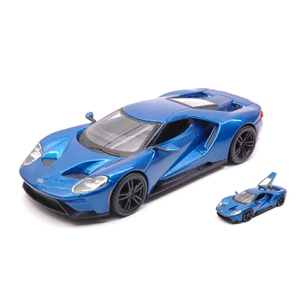 FORD GT 2017 METALLIC BLUE 1:32 Burago Auto Stradali Modellino