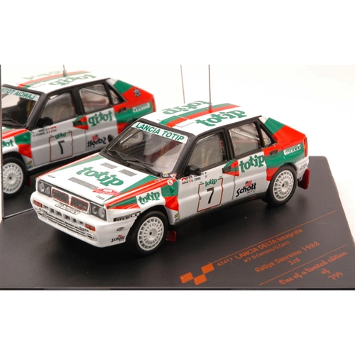 LANCIA DELTA INTEGRALE N.7 3rd SANREMO 1988 CERRATO-CERRI 1:43 Vitesse Auto Rally Modellino