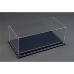 MULHOUSE DISPLAY CASE WITH DARK BLUE LEATHER BASE 1:12 Atlantic-case Vetrine Modellino