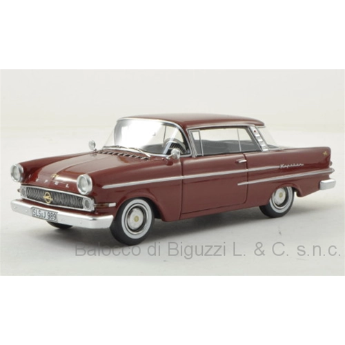 OPEL CAPITAN COUPE' AUTENRIETH 1963 DARK RED 1:43 Neo Scale Models Auto Stradali Modellino