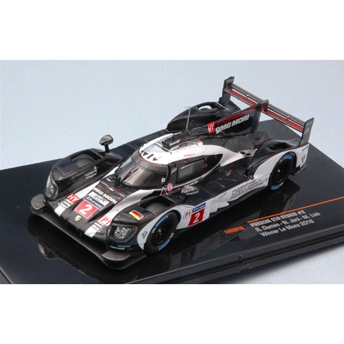 PORSCHE 919 HYBRID N.2 WINNER 24h LE MANS 2016 R.DUMAS-N.JANI-M.LIEB 1:43 Ixo Model Auto Competizione Modellino