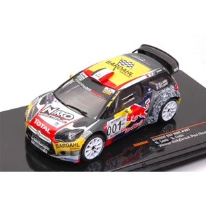 CITROEN DS3 WRC N.001 WINNER PAUL RICARD 2016 S.LOEB-SEVERINE LOEB 1:43 Ixo Model Auto Rally Modellino