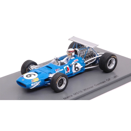 MATRA MS 10 JACKIE STEWART 1968 N.6 WINNER GERMAN GP 1:43 Spark Model Formula 1 Modellino