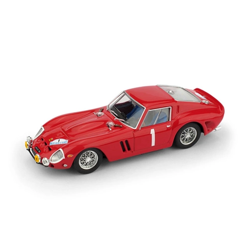 FERRARI 250 GTO N.1 RALLY NEIGE ET GLACE 1964 GUICHET-CLEMENT 1:43 Brumm Auto Competizione Modellino