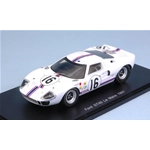 FORD GT40 MKI N.16 DNF LE MANS 1967 H.GREDER-P.DUMAY 1:43 Spark Model Auto Competizione Modellino
