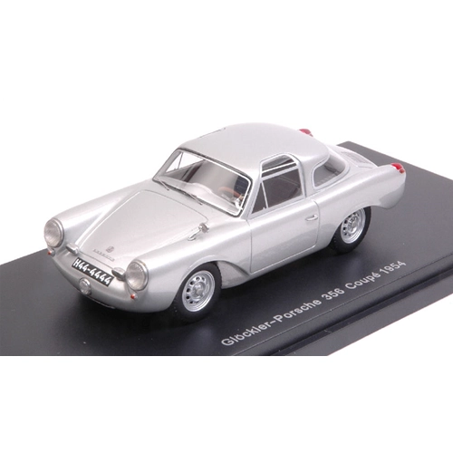 PORSCHE GIOCKLER 356 COUPE' 1954 SILVER 1:43 Bos Model Auto Stradali Modellino