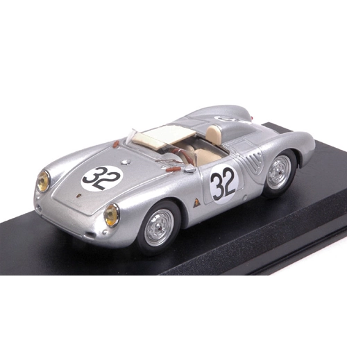 PORSCHE 550 RS N.32 5th LE MANS 1958 C.GODIN DE BEAUFORT-H.LINGE 1:43 Best Model Auto Competizione Modellino