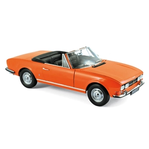 PEUGEOT 504 CABRIOLET 1970 CAPUCINE YELLOW 1:18 Norev Auto Stradali Modellino