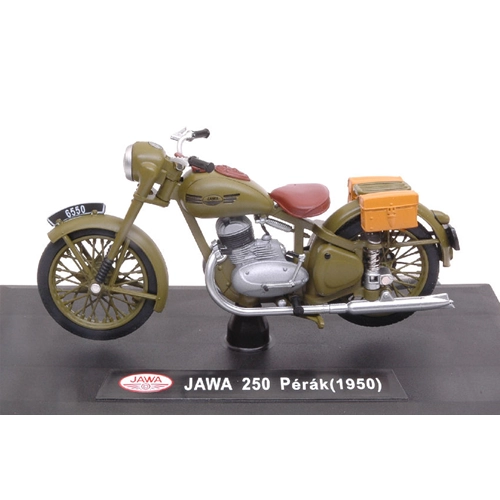 MOTO JAWA 250 PERAK 1950 MATT GREEN 1:18 Abrex Moto Modellino