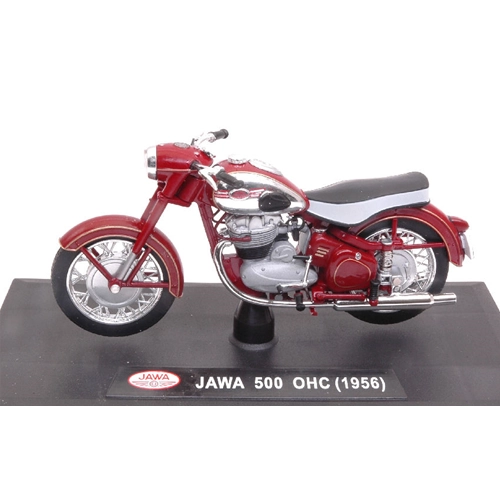 JAWA 500 OHC 1956 AMARANT 1:18 Abrex Moto Modellino