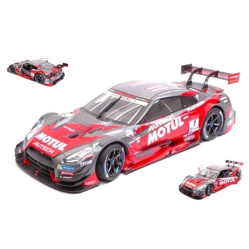 NISSAN GT-R N.1 2nd OKAYAMA SUPER GT500 2015 MATSUDA-QUINTARELLI 1:18 Ebbro Auto Competizione Modellino
