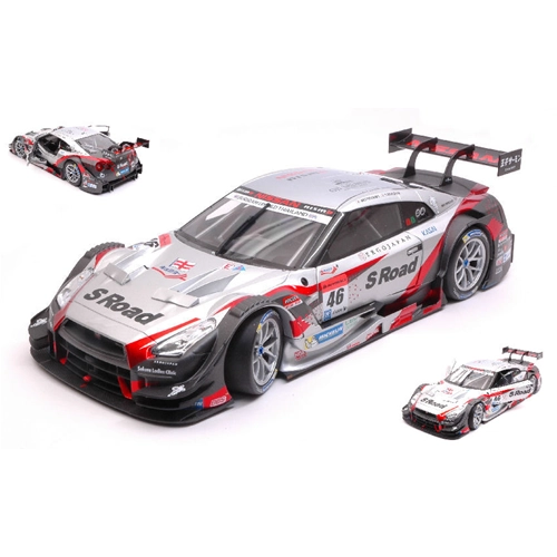 NISSAN GT-R N.46 WINNER THAILAND SUPER GT500 2015 MOTOYAMA-YANAGIDA 1:18 Ebbro Auto Competizione Modellino