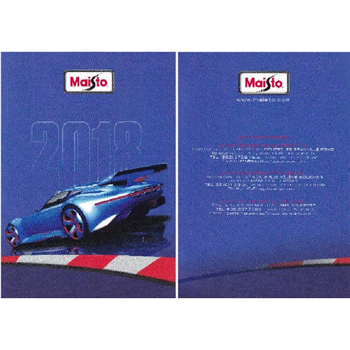 CATALOGO MAISTO 2018 PAG.100 Maisto Cataloghi Modellino