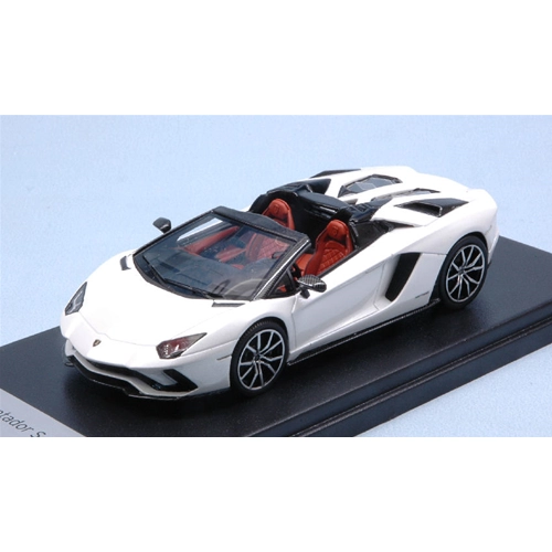 LAMBORGHINI AVENTADOR S ROADSTER 2016 BALOON WHITE 1:43 Looksmart Auto Stradali Modellino