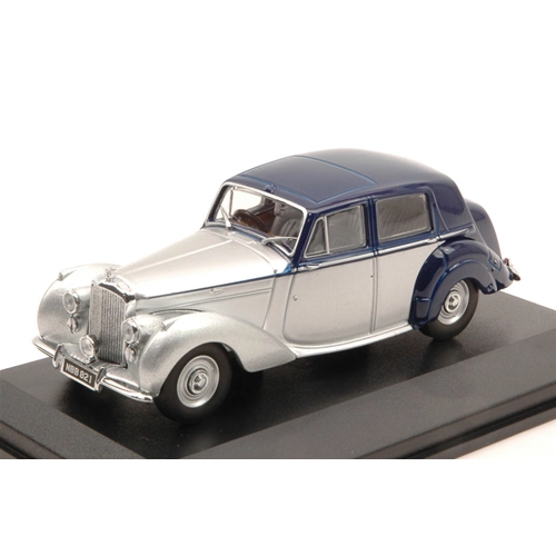 BENTLEY MK VI 1946 SILVER/BLUE 1:43 Oxford Auto Stradali Modellino