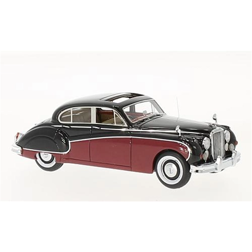 JAGUAR MK VIII 1955 RED/BLACK 1:43 Neo Scale Models Auto Stradali Modellino