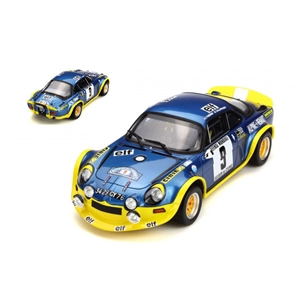 ALPINE A110 N.9 WINNER RALLY CEVENNES 1972 J.L.THERIER-M.CALLEWAERT 1:18 Ottomobile Auto Rally Modellino