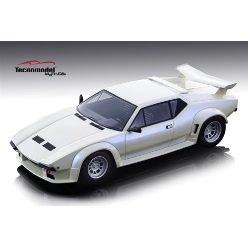 DE TOMASO PANTERA GT5 1982 METALLIC PEARL WHITE 1:18 Tecnomodel Auto Stradali Modellino