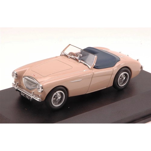 AUSTIN HEALEY 100 BN1 1957 BEIGE 1:43 Oxford Auto Stradali Modellino