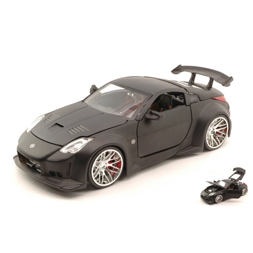 NISSAN 350Z (Z33) 2003 MATT BLACK 1:24 Jada Toys Tuning Modellino