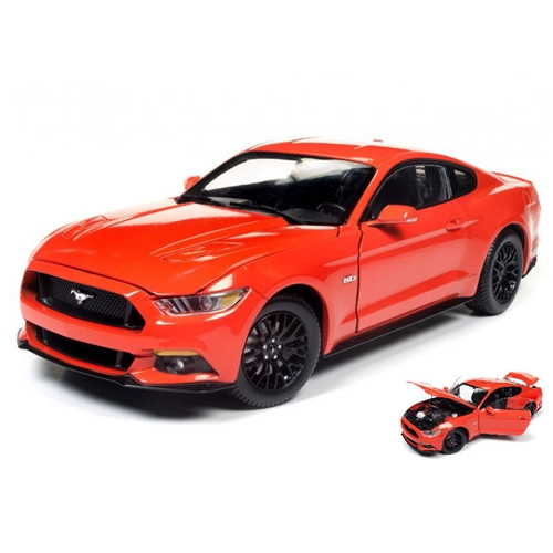 FORD MUSTANG COUPE' COMPETITION 2016 ORANGE 1:18 Auto World Auto Stradali Modellino