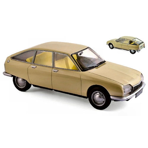 CITROEN GS 1971 BEIGE 1:18 Norev Auto Stradali Modellino