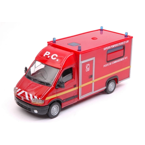 RENAULT MASTER CELLULE POSTE DE COMMANDEMENT 1997 1:50 Solido Pompieri Modellino