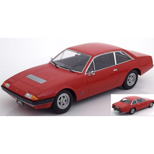 FERRARI 365 GT4 2+2 1972 RED 1:18 KK Scale Auto Stradali Modellino