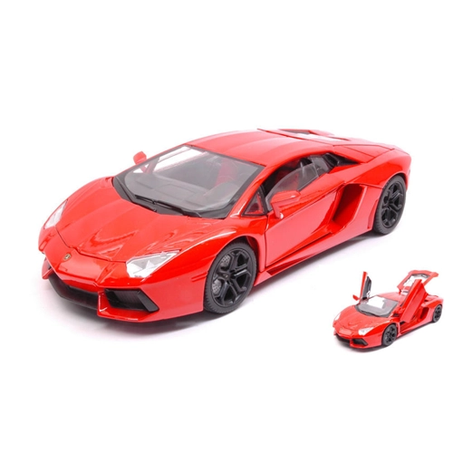 LAMBORGHINI AVENTADOR 2011 ORANGE 1:18 MotorMax Auto Stradali Modellino