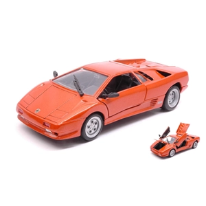 LAMBORGHINI DIABLO 2001 ORANGE 1:24 MotorMax Auto Stradali Modellino