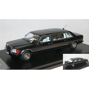 MERCEDES W126 SGS ROYAL LWB 1979 BLACK 1:43 GLM Models Auto Stradali Modellino