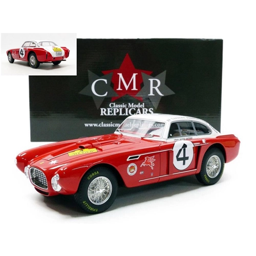 FERRARI 340 MEXICO N.4 ACCIDENT CARRERA MEXICO 1953 P.HILL-R.GINTHER 1:18 CMR Classic Model Replicars Auto Competizione Modellino