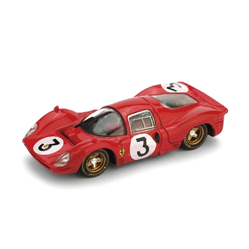 FERRARI 330 P 4 N.3 WINNER 1000 KM MONZA 1967 BANDINI-AMON 1:43 Brumm Auto Competizione Modellino