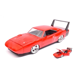 DODGE CHARGER DAYTONA 1969 ORANGE 1:24 Jada Toys Tuning Modellino