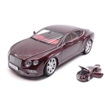 BENTLEY CONTINENTAL GT COUPE' 2016 BURGUNDY 1:18 Paragon Models Auto Stradali Modellino
