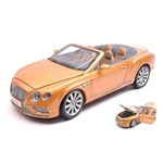 BENTLEY CONTINENTAL GT CONVERTIBLE 2016 SUNBURST GOLD 1:18 Paragon Models Auto Stradali Modellino