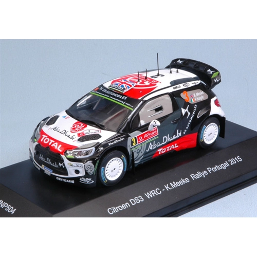 CITROEN DS3 R5 N.3 4th RALLY PORTUGAL 2015 K.MEEKE-P.NAGLE 1:43 Trofeu Auto Rally Modellino