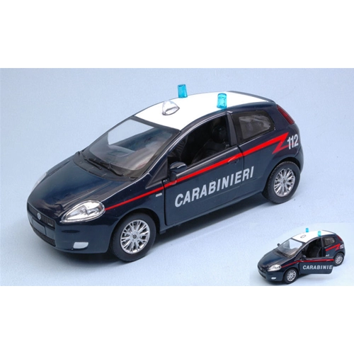 FIAT GRANDE PUNTO CARABINIERI 1:24 New Ray Forze dell'Ordine Modellino