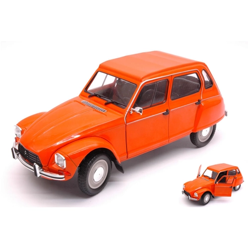 CITROEN DYANE 6 1974 ORANGE TENERE' 1:18 Solido Auto Stradali Modellino