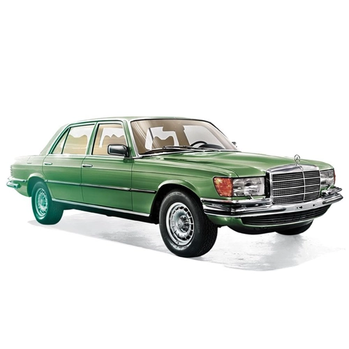 MERCEDES-BENZ 450 SEL 6.9 1976 GREEN METALLIC 1:18 Norev Auto Stradali Modellino
