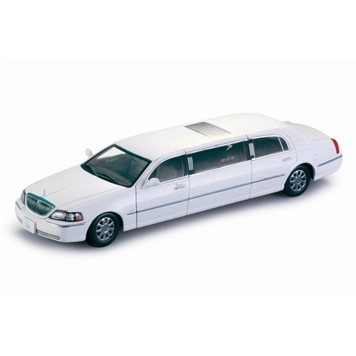 LINCOLN TOWN CAR LIMOUSINE 2003 WHITE 1:18 SunStar Auto Stradali Modellino